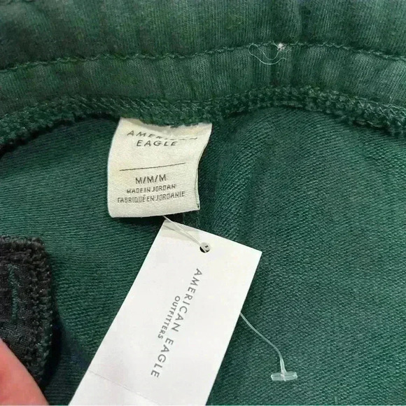 NWT American Eagle Dark Greece Fleece Lined Athletic Joggers Men’s Size Medium - Picture 6 of 7